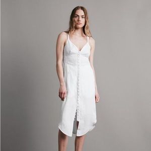 NWT rag and bone criselli linen white dress size 2